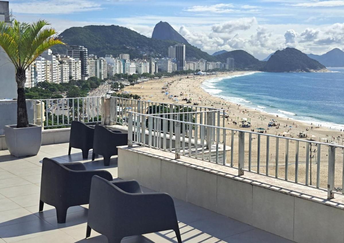 Beautiful Terrace Facing The Of Copacabana *